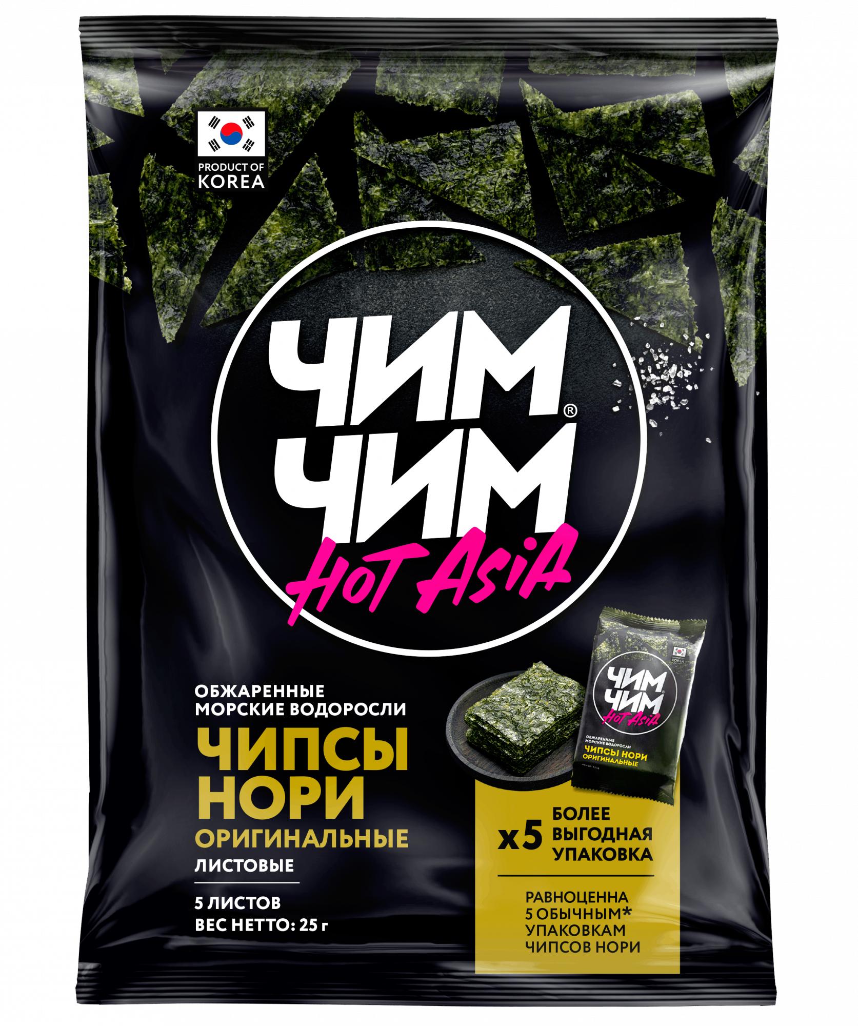 Чипсы нори Чим-Чим Оригинальные 25 гр., флоу-пак
