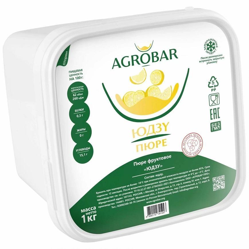 Пюре из юдзу AGROBAR, 1 кг., ПЭТ