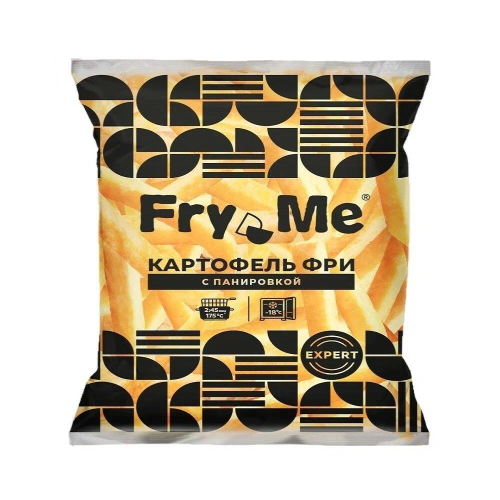 Картофель фри Ви фрай Fry Me Expert с Панировкой 18мм 2,5 кг., флоу-пак