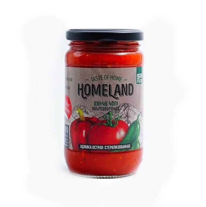 Аджика Homeland острая 550 гр., стекло