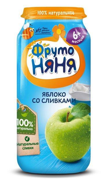Пюре Фруто Няня яблоко со сливками