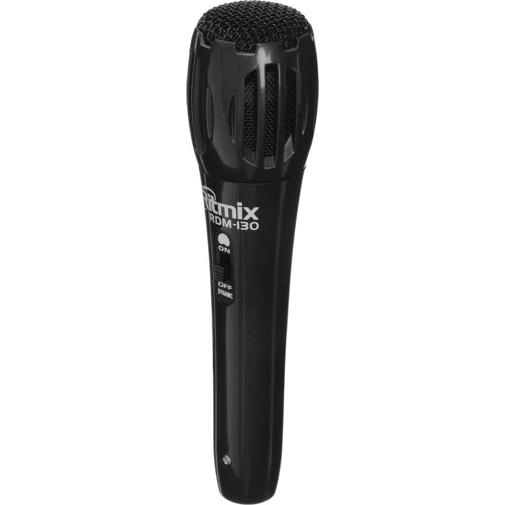 Микрофон Ritmix RDM-130, черный [15115698]