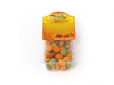 Арахис ХрустNUT в корочке микс 90 гр., пластиковая упаковка