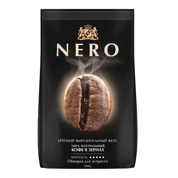 Кофе в зернах Ambassador Nero, 1 кг., флоу-пак
