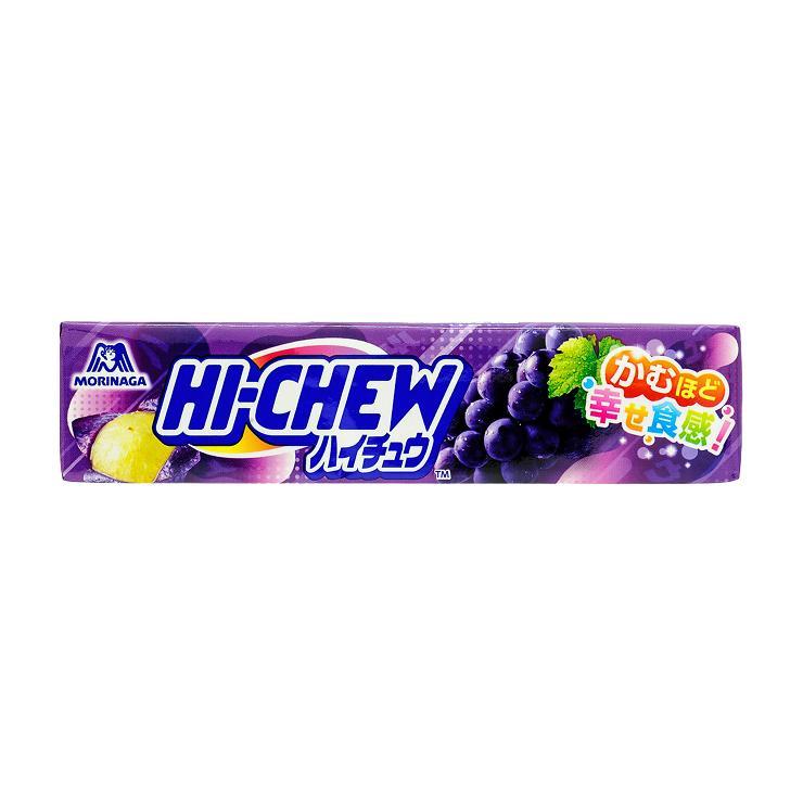 Конфета жевательная Morinaga Hi-Chew виноград 55 гр., обертка