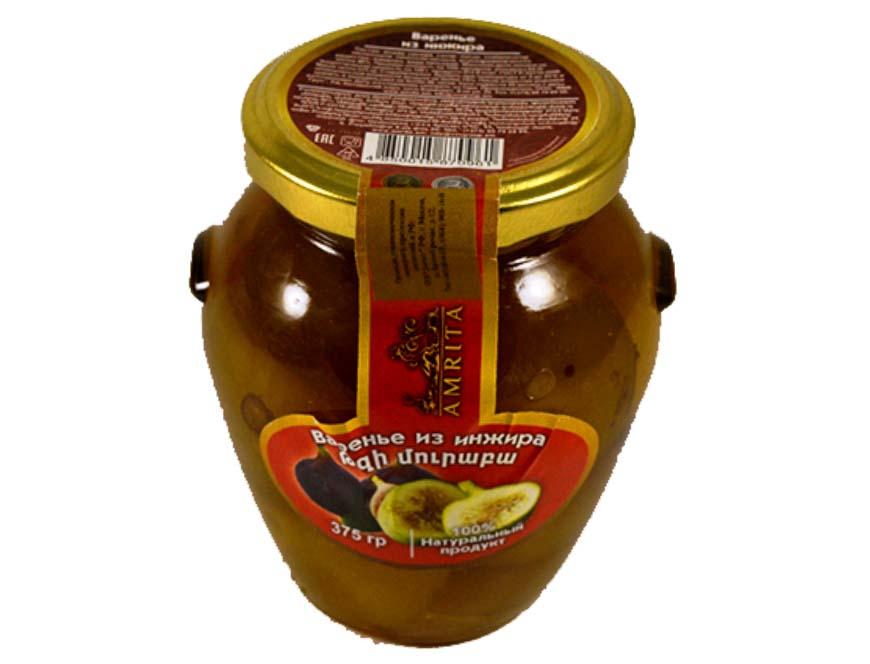 Варенье Amrita из инжира 375 гр., стекло