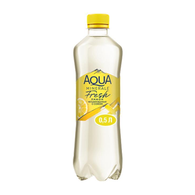 Вода негазированная Aqua Minerale лимон 500 мл., ПЭТ