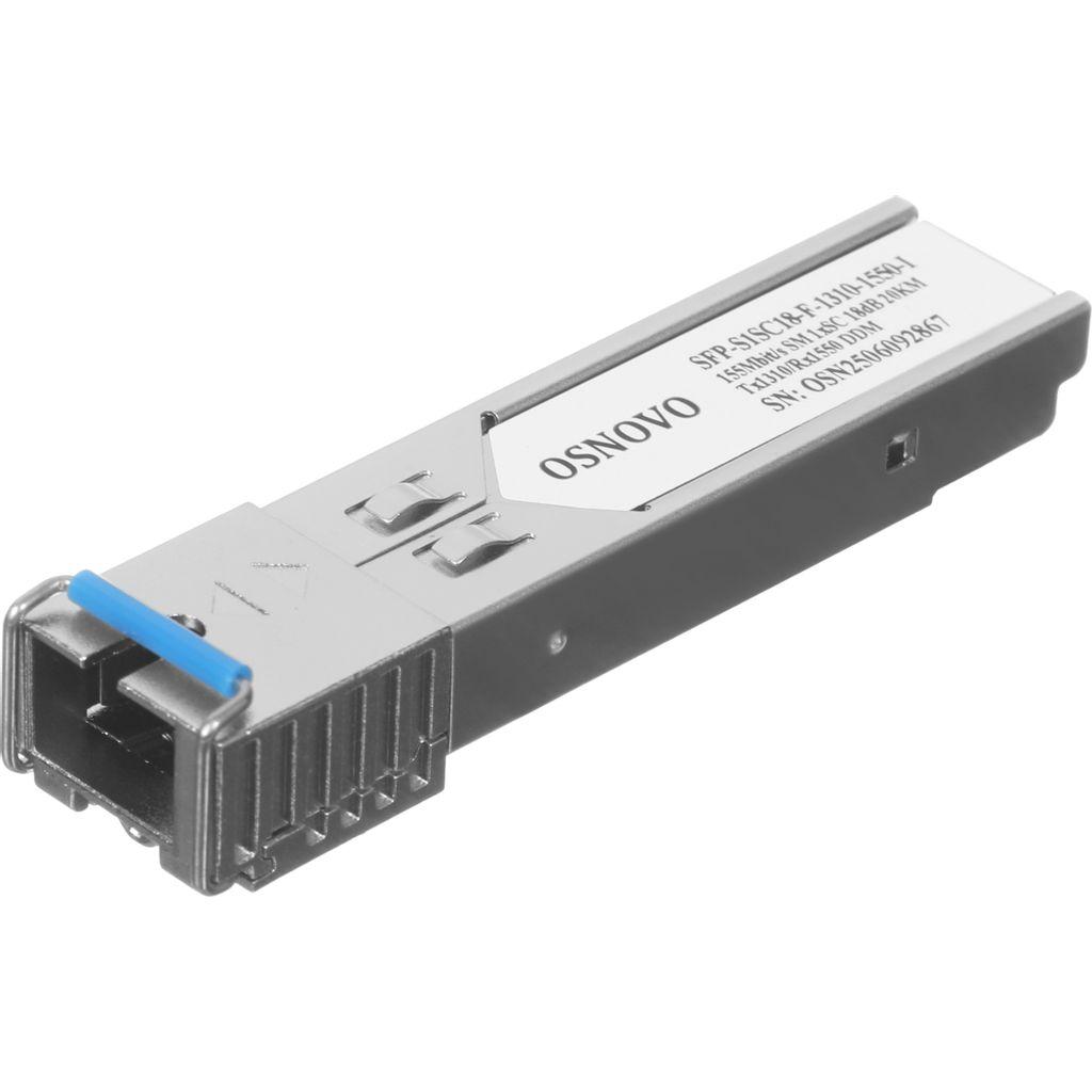 Модуль OSNOVO SFP-S1SC18-F-1310-1550-I