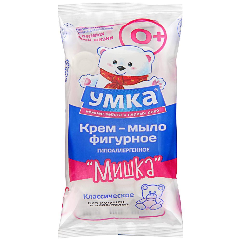 Крем-мыло Умка Медвежонок новогоднее фигурное, 60 гр., флоу-пак