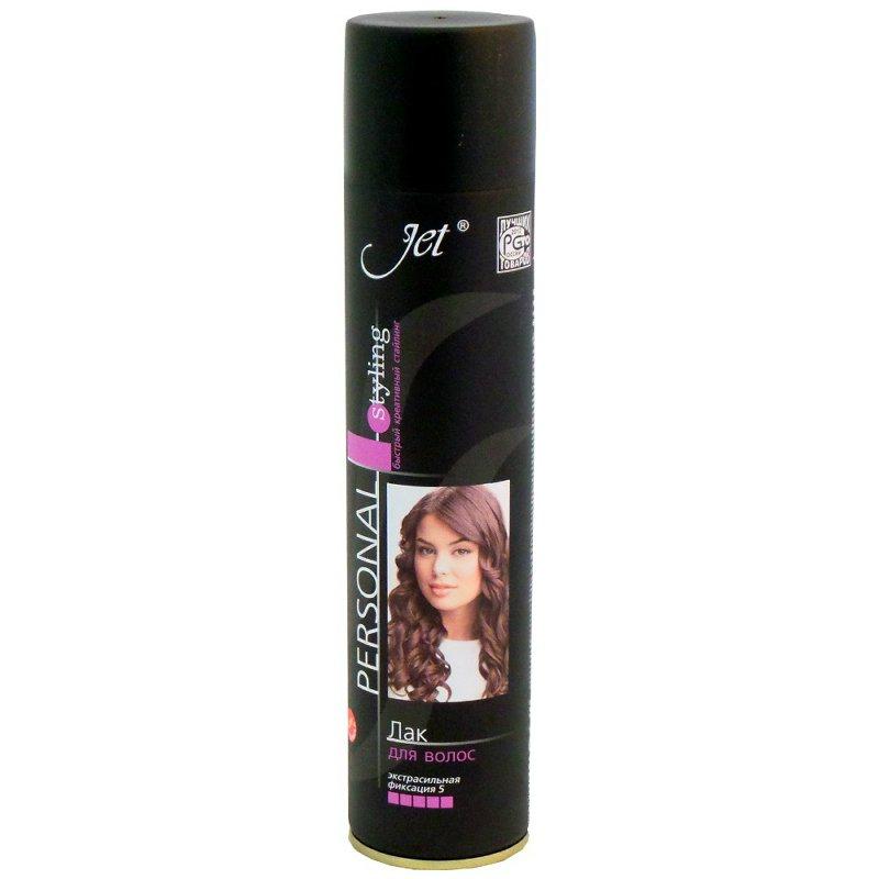 Лак для волос Jet Personal Styling 5 Экстрасильная фиксация 300 мл., баллон
