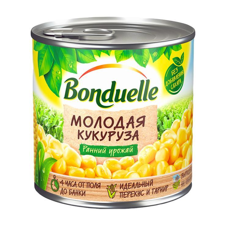 Кукуруза Бондюэль молодая 425 мл., ж/б