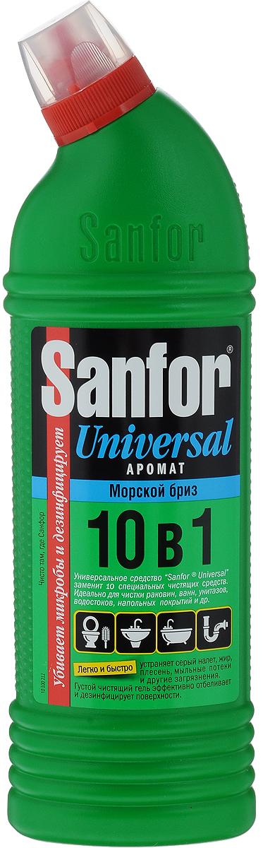 Гель чистящий Sanfor Universal 10в1 Морской бриз 1 л., ПЭТ