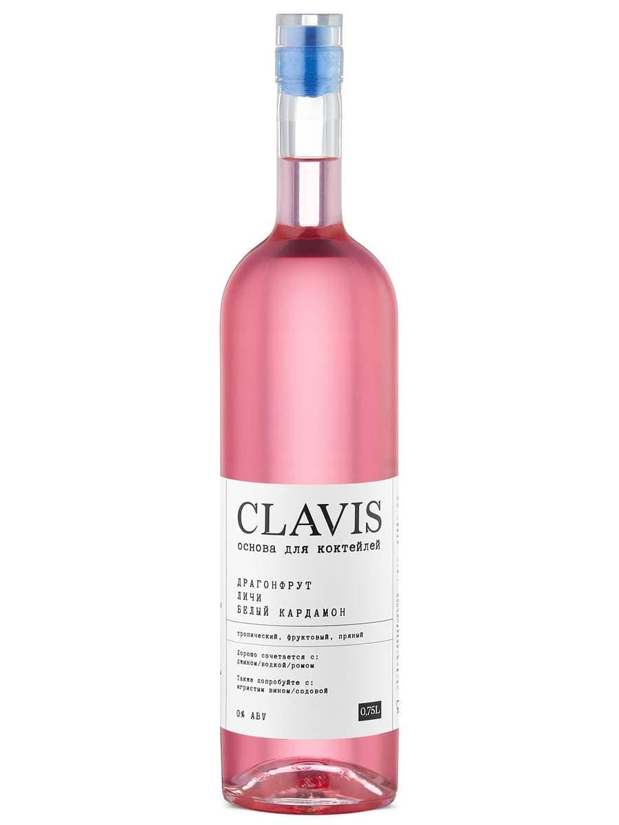 Основа для коктейлей Clavis Драгонфрут-личи-белый кардамон безалкогольная 750 мл., стекло