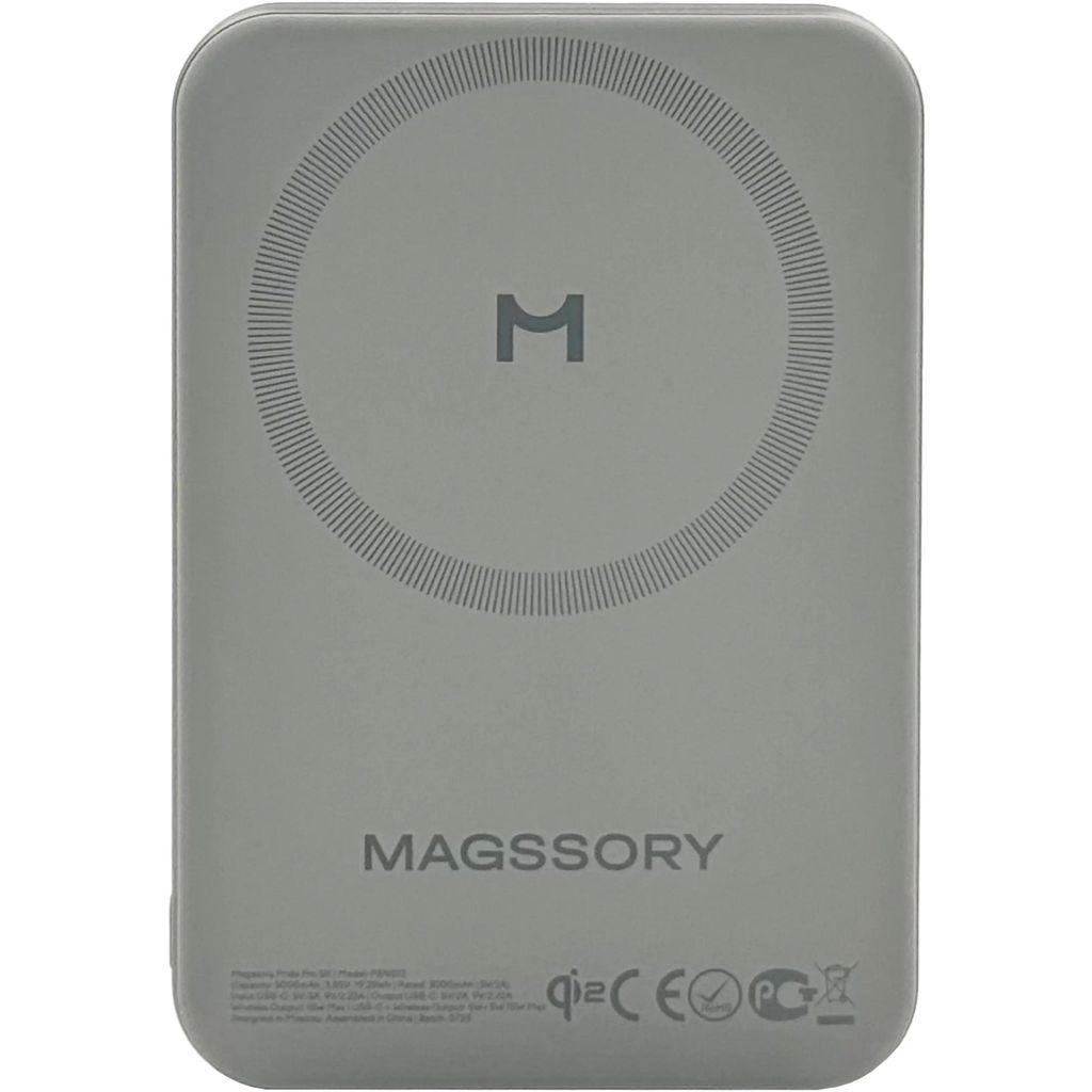 Внешний аккумулятор (Power Bank) MAGSSORY PBN012, 5000мAч, черный