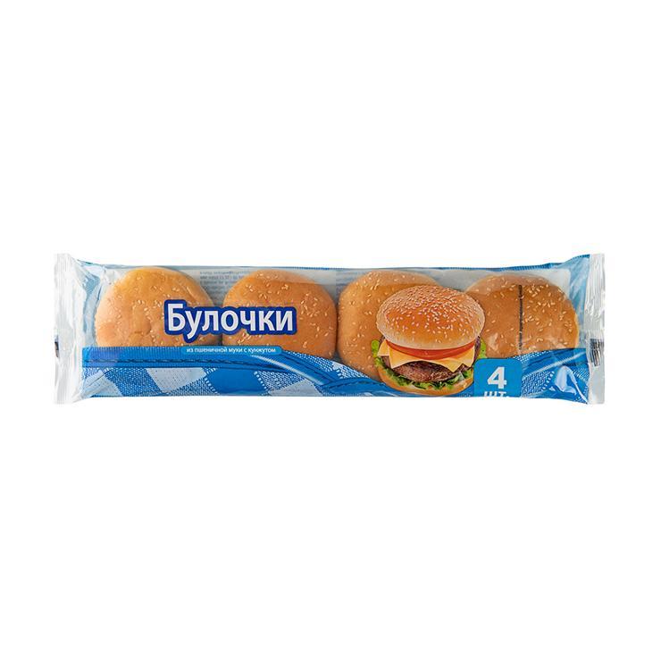 Булочка Bimbo для гамбургера с кунжутом 240 гр., флоу-пак