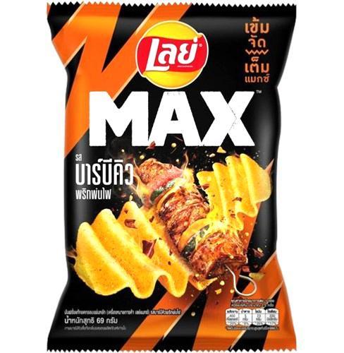 Чипсы Lay's Extra BBQ Max Prik Pon Fai 44 гр., флоу-пак