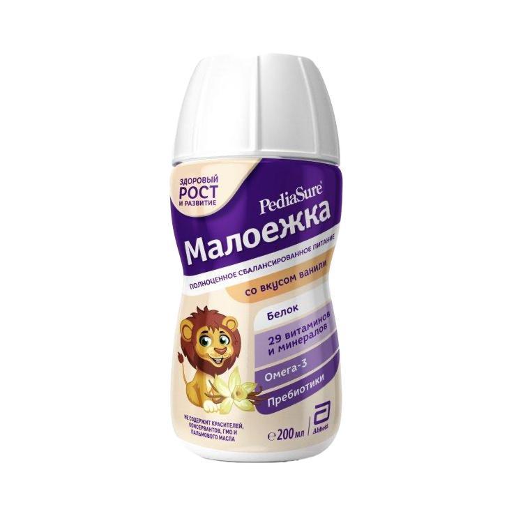 Напиток молочный PediaSure Малоежка ваниль от 1 года 200 мл., ПЭТ