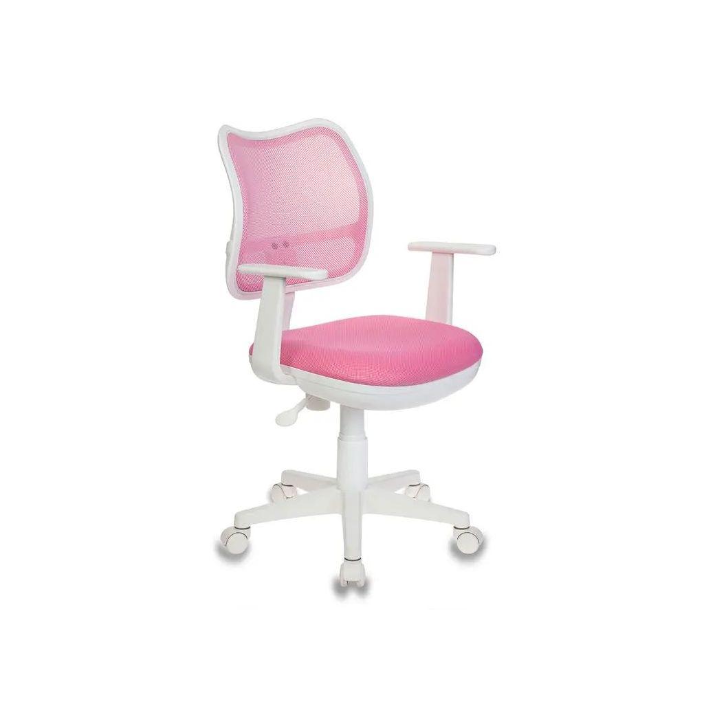 Кресло CH-W797/PK с подлокотниками, розовое, CH-W797/PK/TW-1