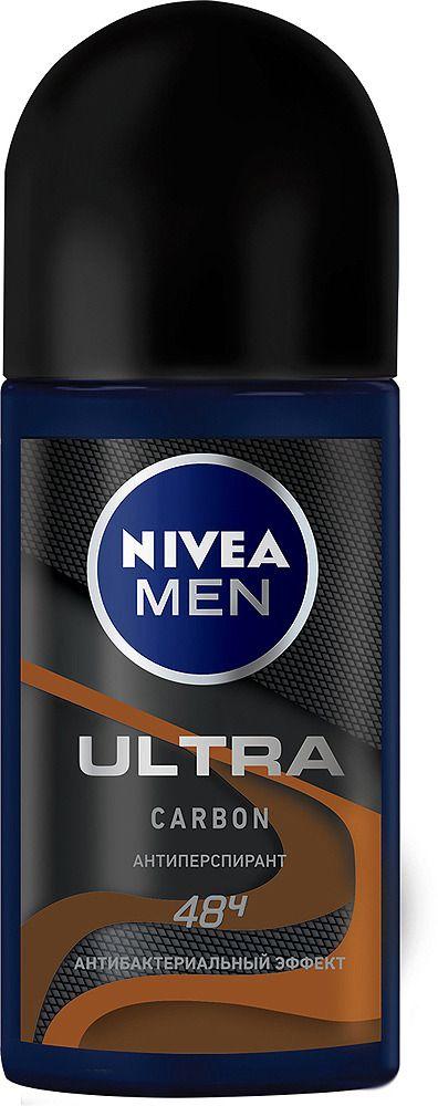 Антиперспирант Nivea Men Ultra Carbon шариковый 50 мл., стекло