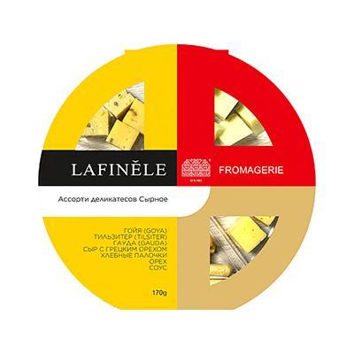 Ассорти деликатесов Lafinele Сырное 170 гр., ПЭТ