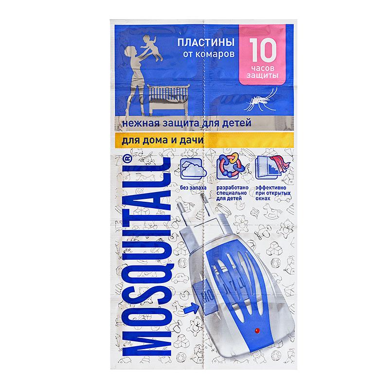 Пластины против комаров, Mosquitall, 15 гр., пластиковый пакет