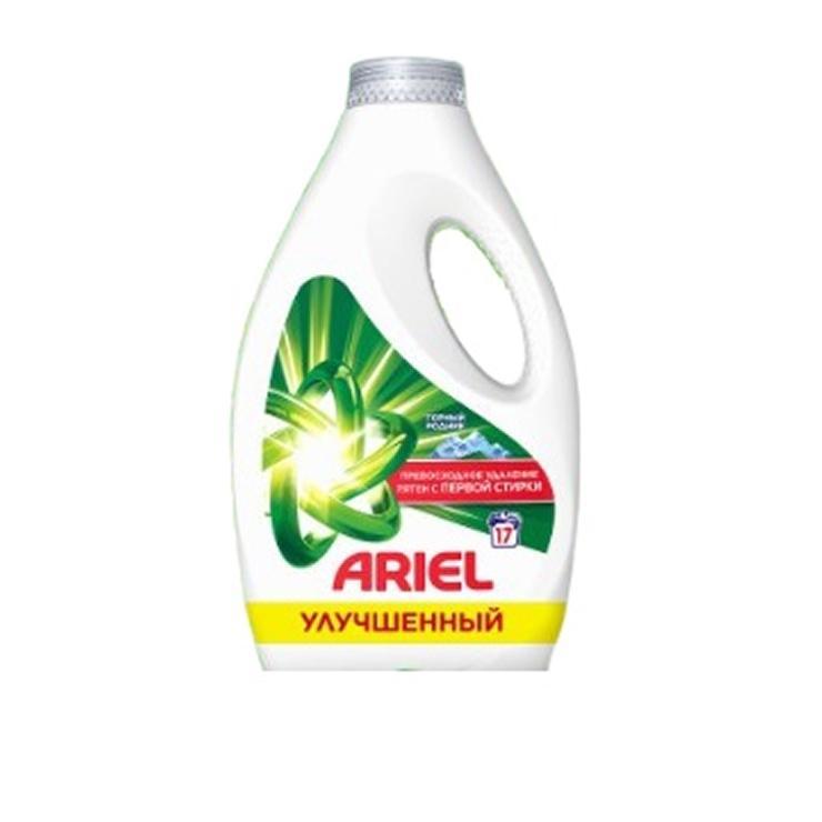 Гель для стирки белья Ariel Горный родник 17 стирок 1,1 л., ПЭТ