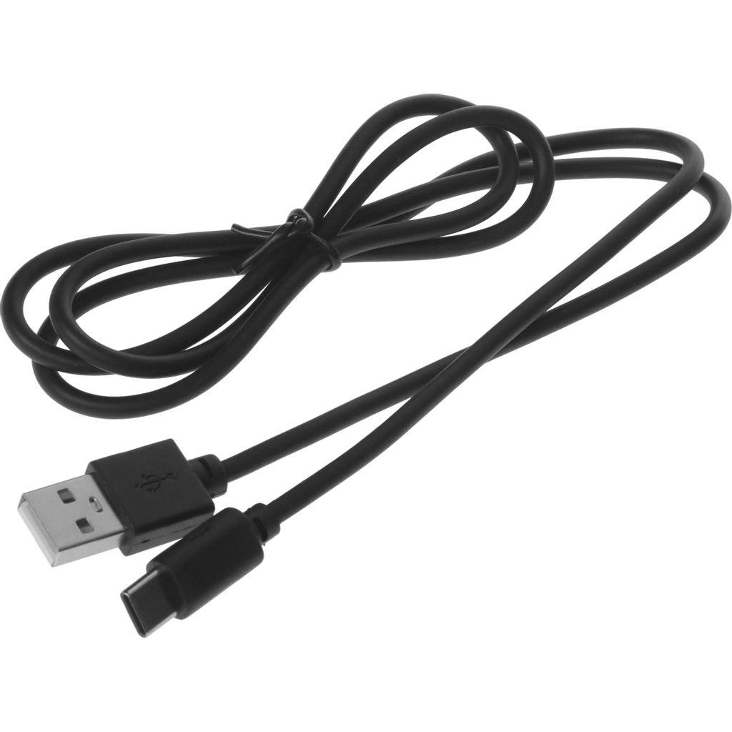 Кабель SunWind USB Type-C (m) - USB (m), 1м, 3A, черный