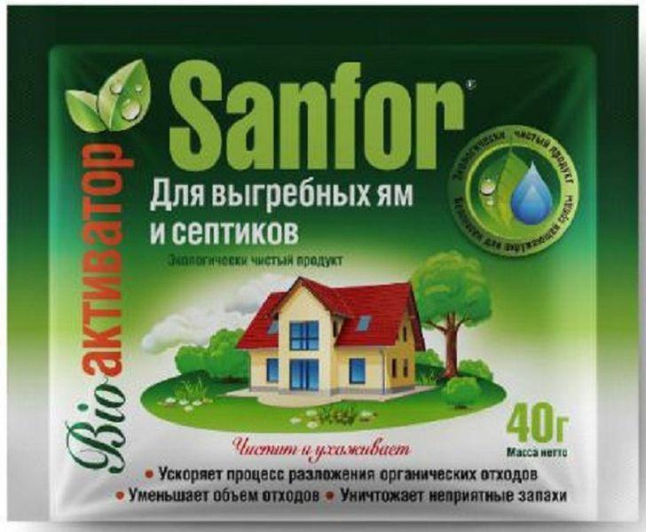 Средство для выгребных ям и септиков СХЗ Sanfor 40 гр., флоу-пак
