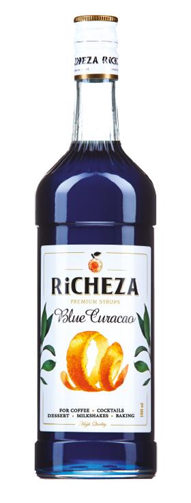 Сироп RiCHEZA Блю Кюрасао, 1 л., стекло