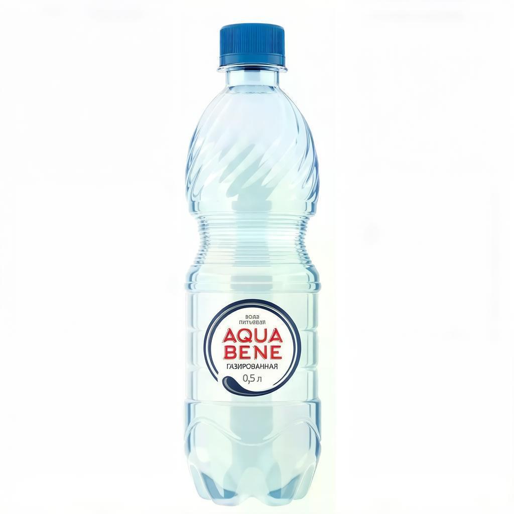 Вода газированная Aqua Bene питьевая 500 мл., ПЭТ