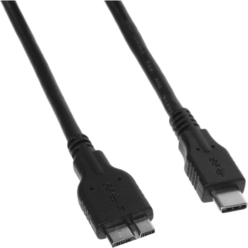 Кабель Buro USB Type-C (m) - micro USB 3.0 B (m), 0.5м [bu-typec-microusb3.0-0.5m]