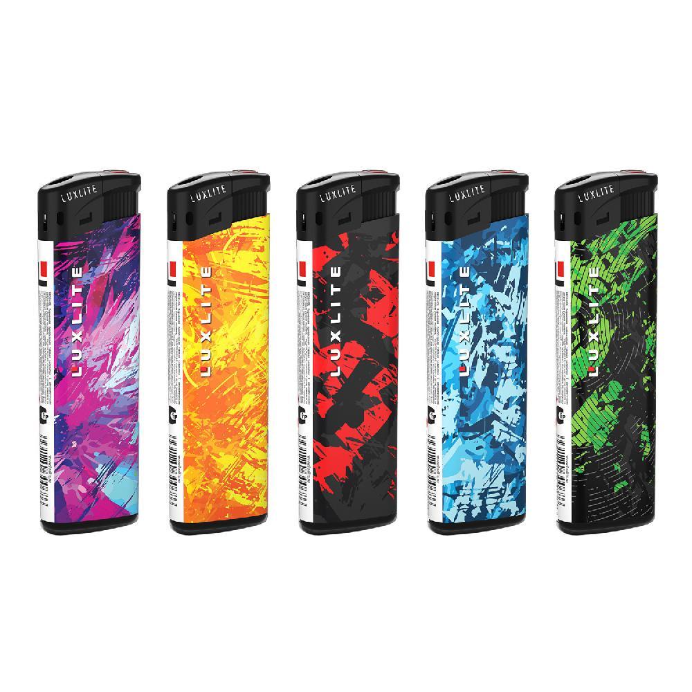 Зажигалка пьезо Luxlite АП Grunge Abstractions XHD 8500L