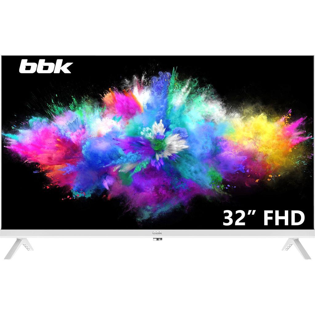 Телефизор 32 дюйма BBK 32LEM-1081/FTS2C (W) HD, белый