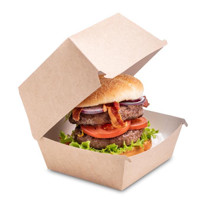 Упаковка для бургеров OSQ Burger XL 112 х 112 х 112 мм., картон
