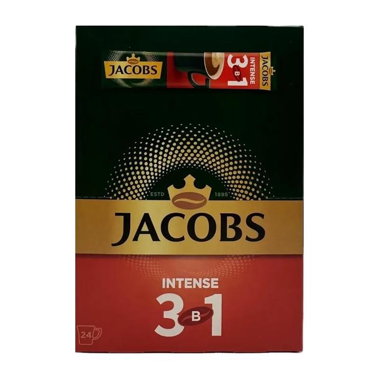 Кофе Jacobs 3 в 1 интенс 12 гр., флоу-пак