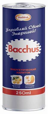 Напиток энергетический Bacchus Energy drink 250 мл., ж/б