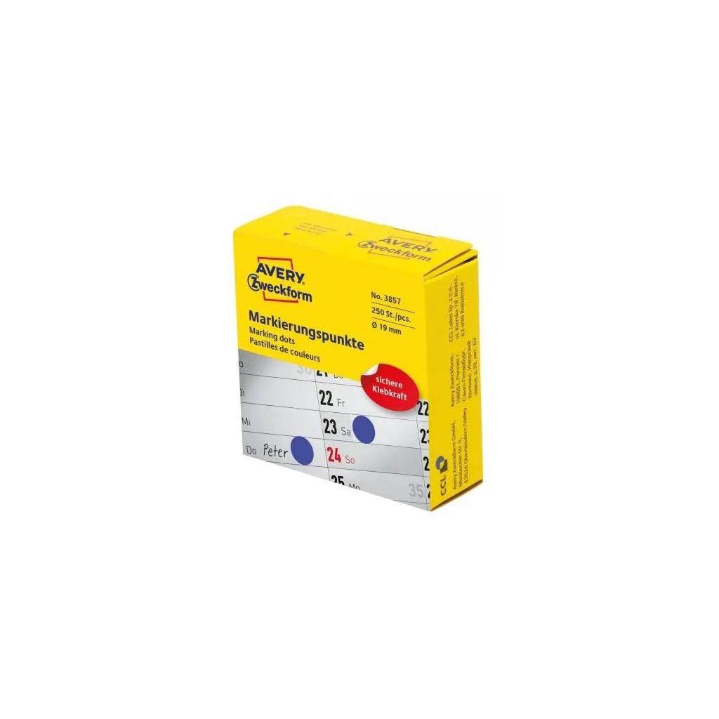 Этикетки Avery Zweckform 3857, универсальная, 70г/м2, синий, 250шт