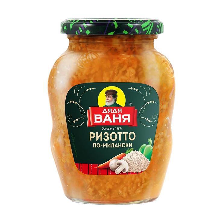 Ризотто Дядя Ваня с грибами по-милански 350 гр., стекло