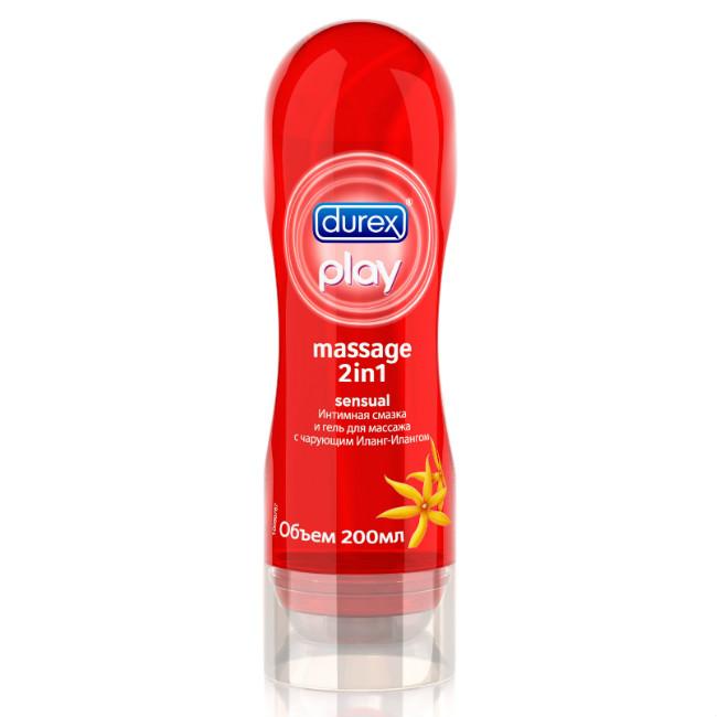 Гель-смазка Durex Play Sensual 2в1 Для массажа с иланг-илангом