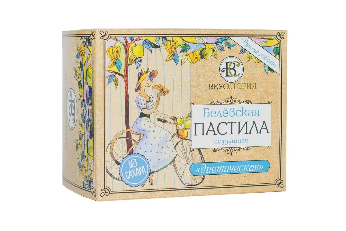 Белёвская пастила диетическая, ВкусСтория, 200 гр., картон
