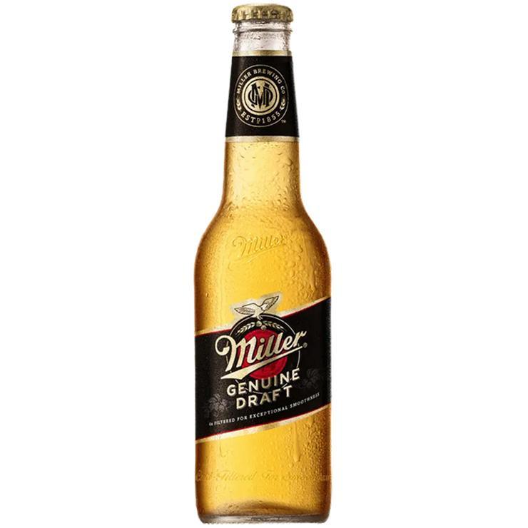 Напиток пивной Miller Genuine Draft светлый 4,7% Беларусь 440 мл., стекло