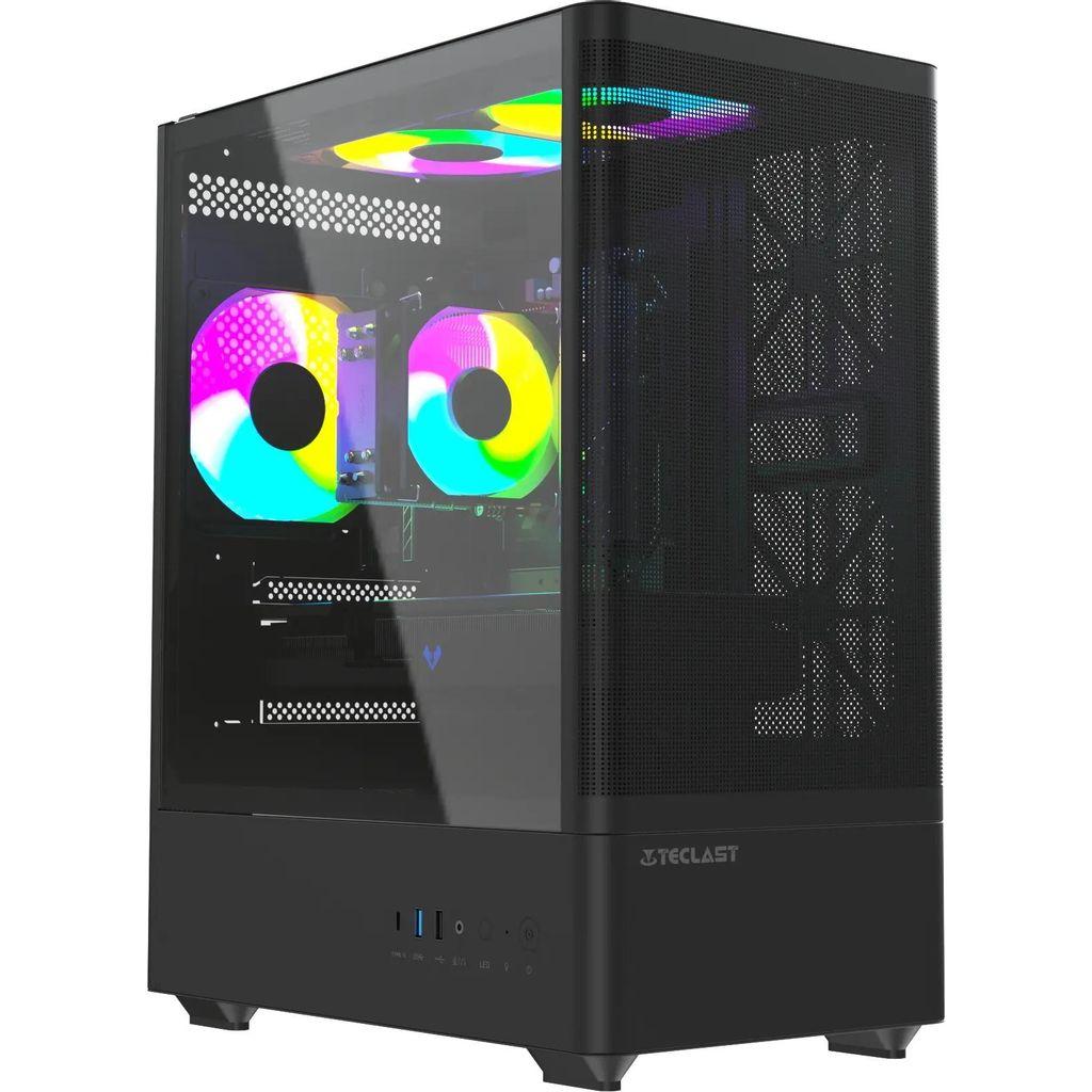 Компьютер TECLAST G03 AMD Ryzen 5 7500F, DDR5 32ГБ, 1ТБ SSD, NVIDIA GeForce RTX 5060TI - 8 ГБ, Windows 11 Pro, черный [g03 7500f32g1t5060t8bkru]