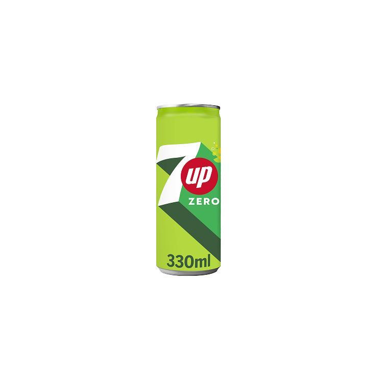 Напиток газированный 7 UP зеро 330 мл., ж/б
