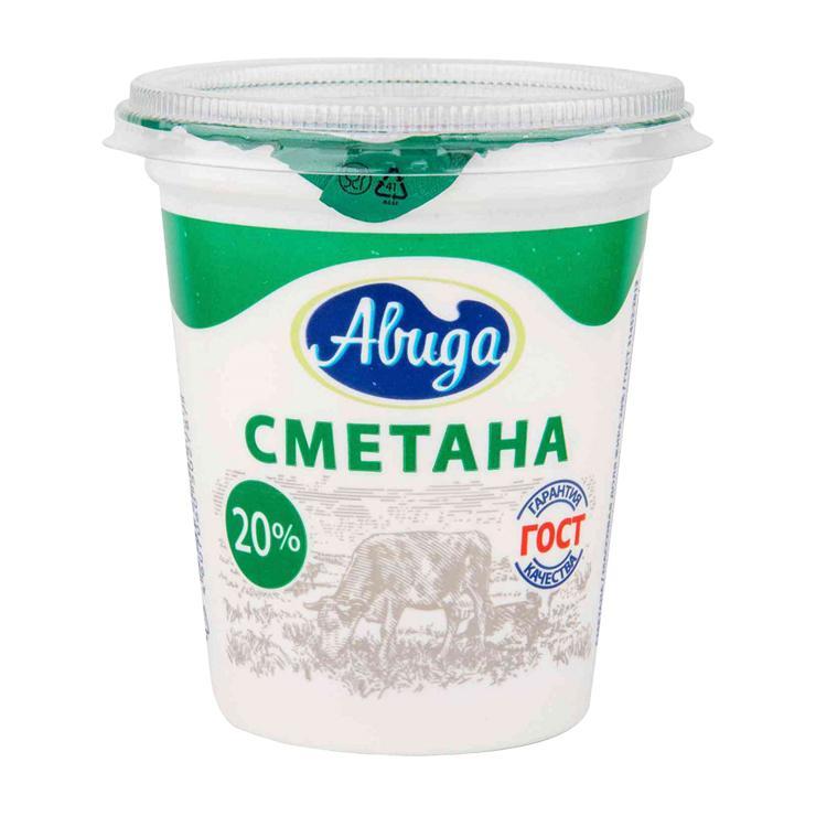 Сметана Авида 20% 300 гр., стакан
