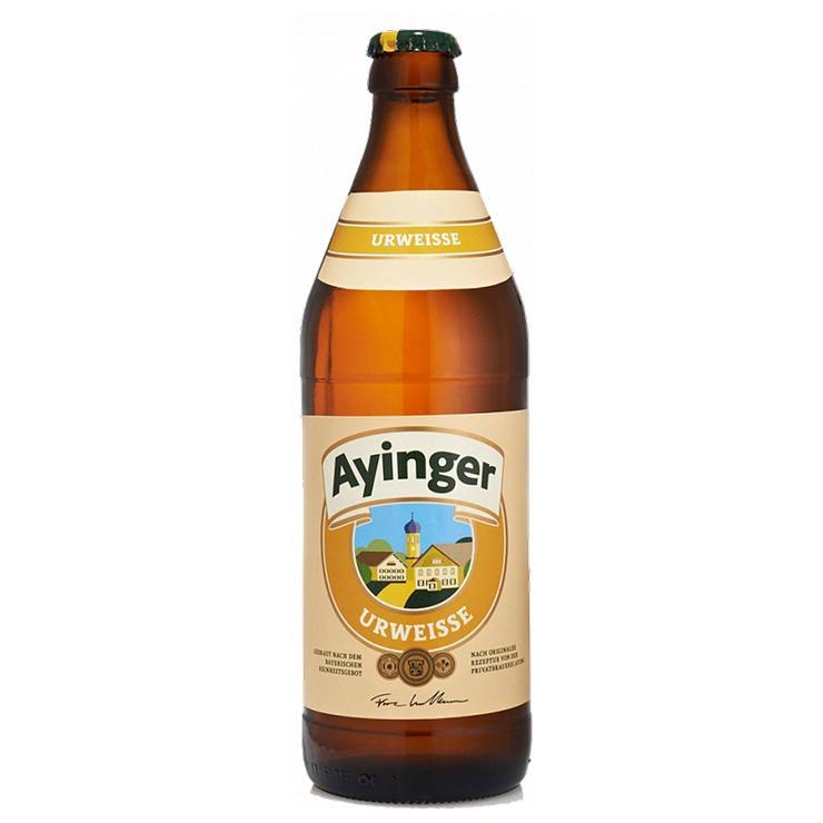 Пиво Ayinger Urweisse полутемное нефильтрованное 5,8% 500 мл., стекло