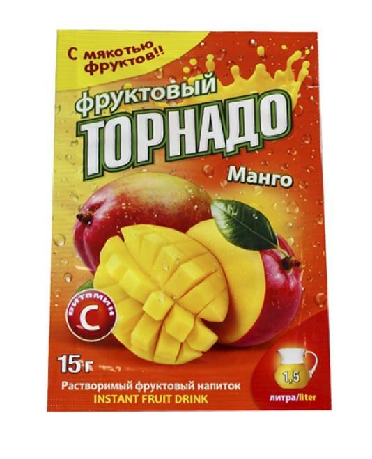 Напиток растворимый Фруктовый Торнадо Манго 9 гр., саше