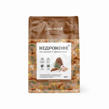 Кедрокофе Sibereco Йоговский 250 гр., дой-пак