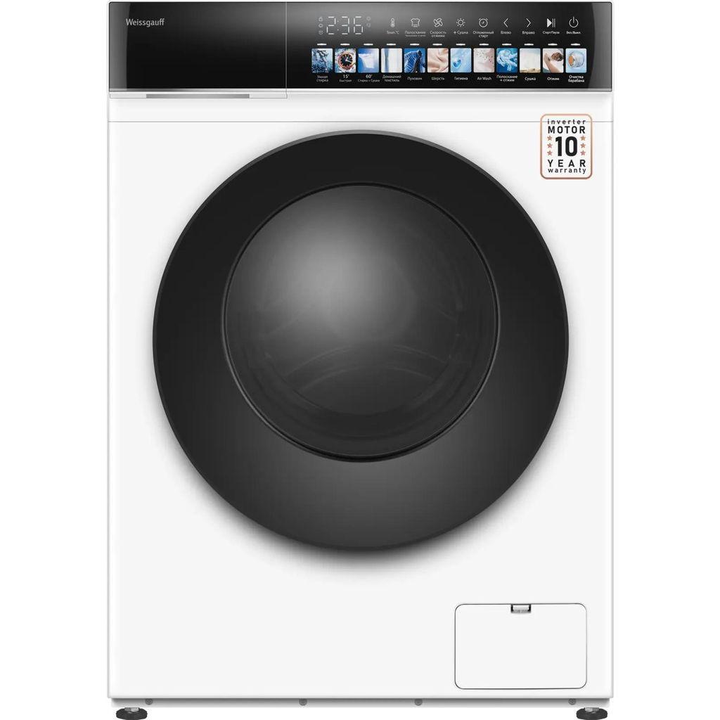 Стиральная машина WEISSGAUFF WMD 59211 Touch Inverter, с фронтальной загрузкой, 10.5кг, 1200об/мин, с сушкой, инверторная