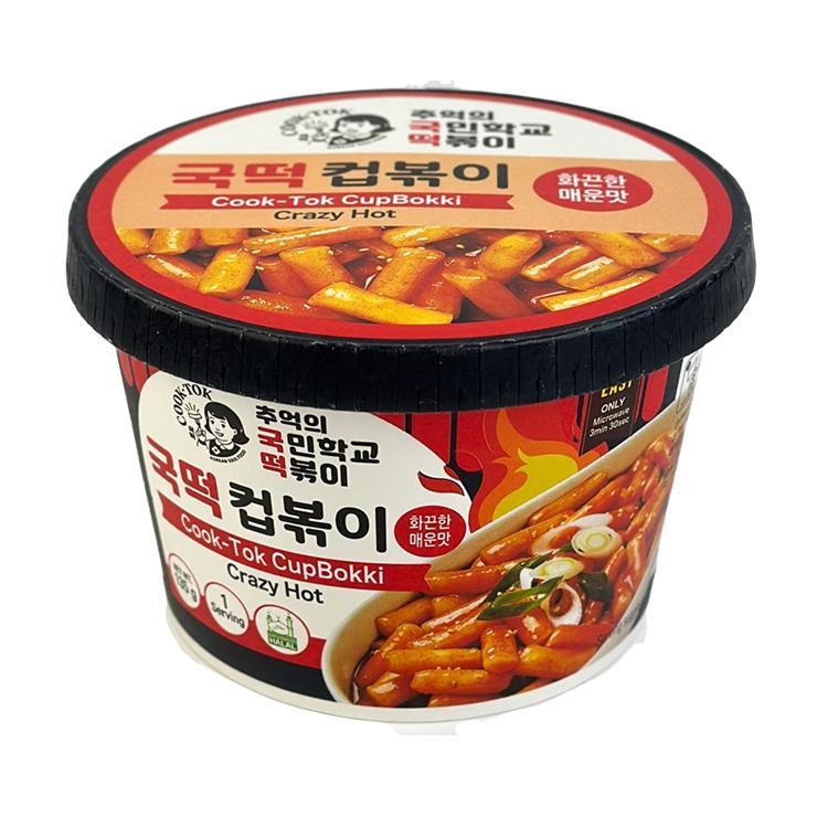 Палочки рисовые токпокки Cook-Tok Crazy Hot 135 гр., стакан