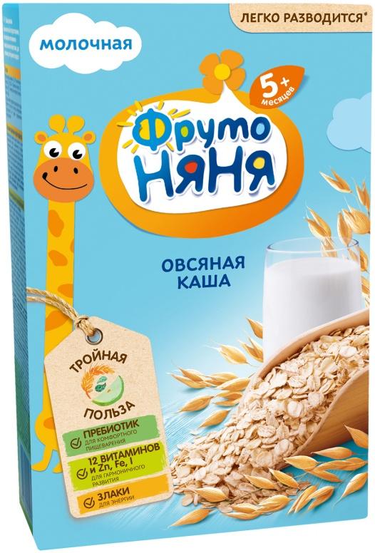 Каша Фруто Няня Молочная Овсяная сухая 200 гр., картон